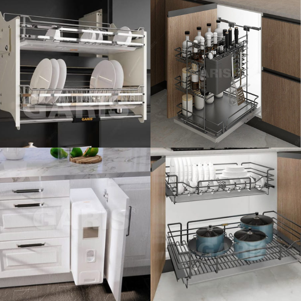 Phụ kiện tủ bếp Garis – mảnh ghép hoàn hảo cho không gian bếp hiện đại