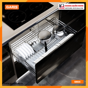 Giá bát đĩa 900mm inox 304 GD02.90C cho cánh kéo