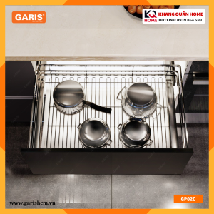 Giá để xoong nồi 900mm inox 304 GP02.90C dùng cho cánh kéo