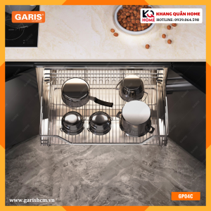 Giá để xoong nồi 700mm inox 304 GP04.70C dùng cho cánh mở