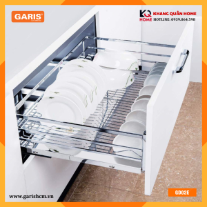 Giá bát đĩa đa năng 900mm inox 304 GD02.90E dùng cho cánh kéo