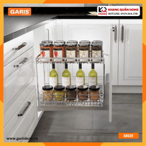 Kệ đựng gia vị 350mm GK02.35E cho cánh kéo GKE235