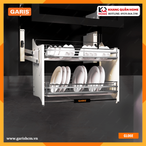 Giá bát đĩa nâng hạ màu trắng 900mm GL06.90E