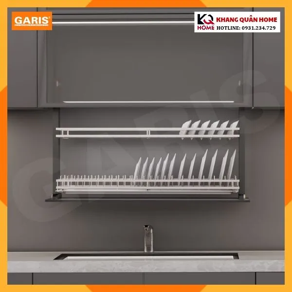 Giá bát đĩa nâng hạ điện 800mm Giọng nói/cảm ứng GL06.8XV GLXV68