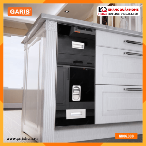 Thùng gạo mặt kính đen 15kg GR06.30B GRB630
