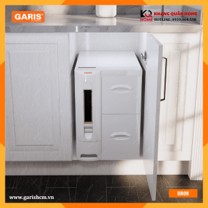 Thùng gạo nhựa ABS cao cấp 3 khoang 30kg GR09.45 GRP945