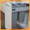 Thùng rác đôi 400mm GW07.40 GWP74