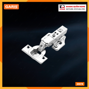 Bản lề Hamburg GH07B (trùm nửa) thép mạ NICKEL điều chỉnh 3D