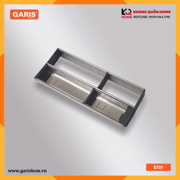 Khay chia garis inox cao cấp 4 ngăn GT01.2