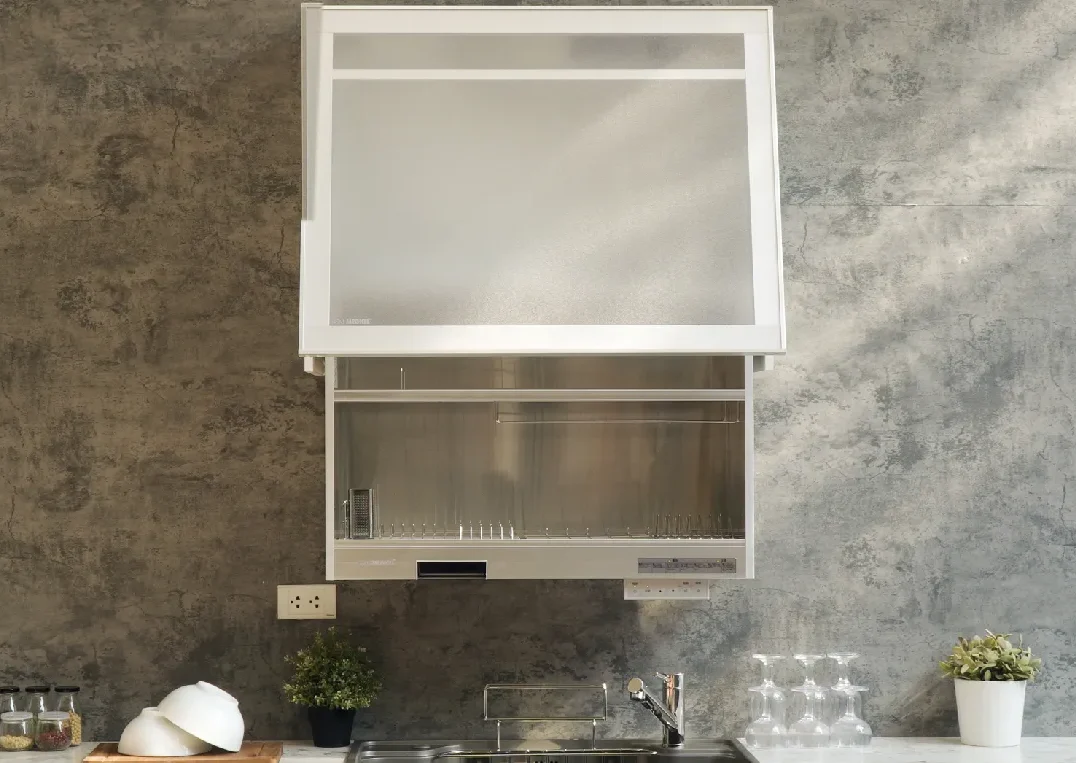 Giá bát đĩa nâng hạ điện 910mm Sấy khô Garis ML06.90HK MLH690K