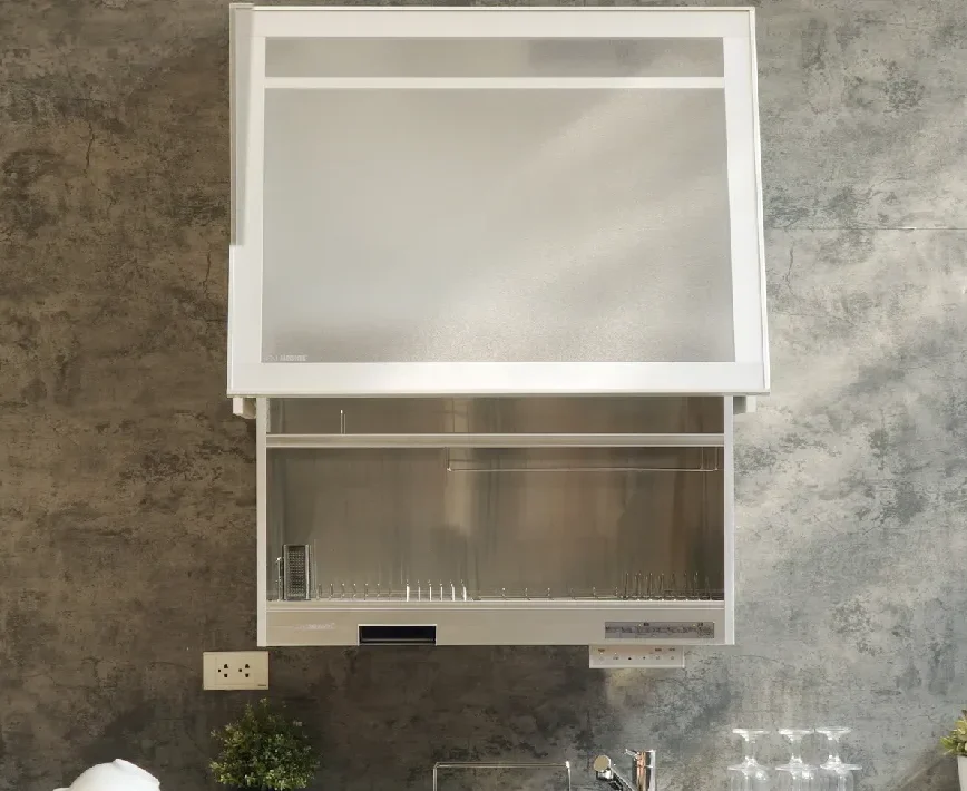 Giá bát đĩa nâng hạ điện 910mm Sấy khô Garis ML06.90HK MLH690K
