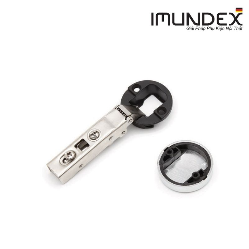 Bản lề tủ lắp cài giảm chấn 2 chiều Imundex 7171107