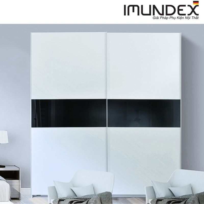 Bộ phụ kiện cửa trượt treo (trùm ngoài) 2 cánh Imundex 7302810