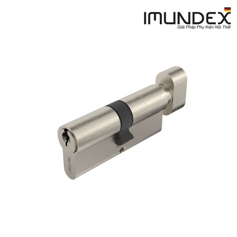 Ruột khóa 1 đầu chìa và 1 dầu vặn ovan Imundex 757.93.875