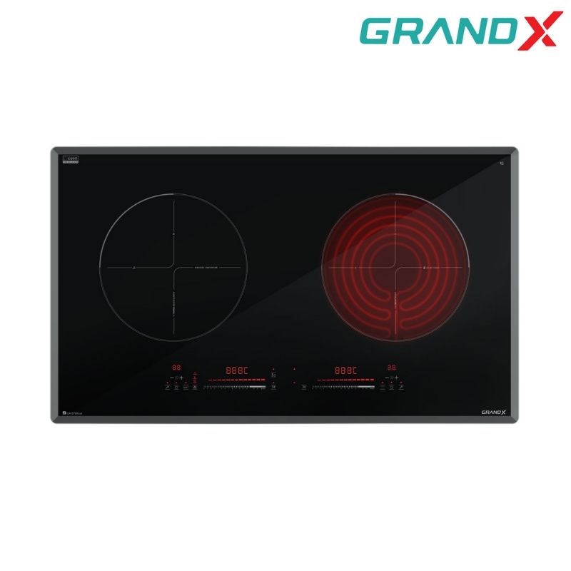 Bếp điện từ 2 vùng nấu GrandX GX E795Lux Serial 7