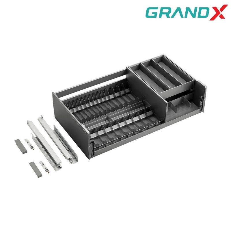 Giá bát đĩa, thìa dĩa 900mm Titanium GrandX XD.90T