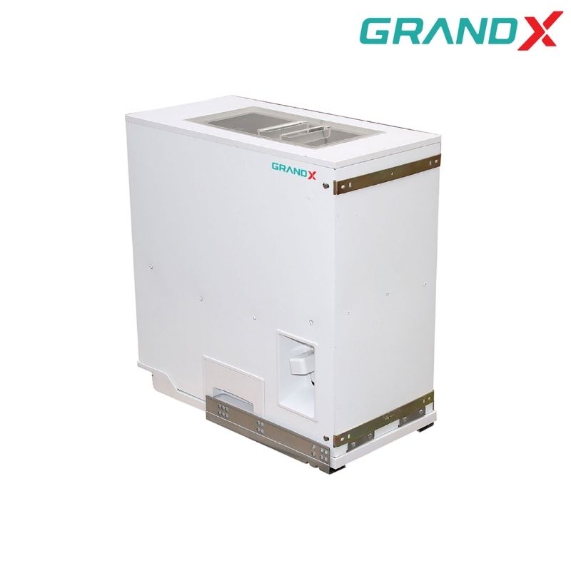 Thùng gạo âm tủ cánh mở 300mm GrandX XR.P26