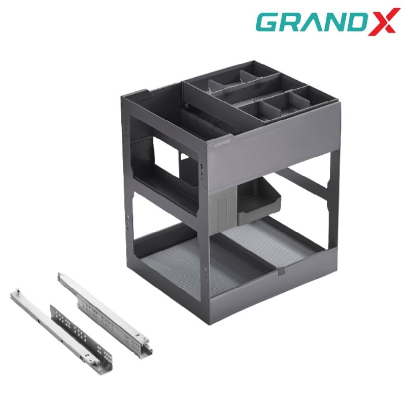 Giá gia vị 300mm Titanium GrandX XS.30T