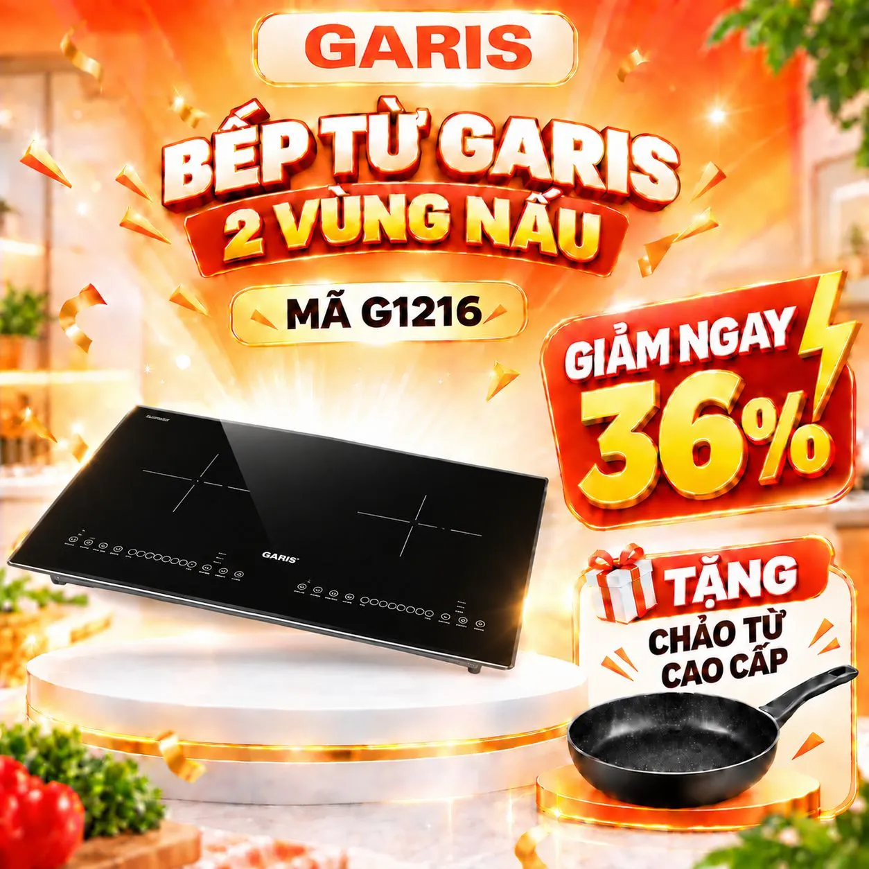 Bếp từ Garis G1216