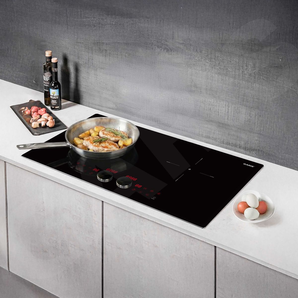 Bếp từ Garis G1413 | Bếp từ Garis 2 vùng nấu công nghệ mới chính hãng