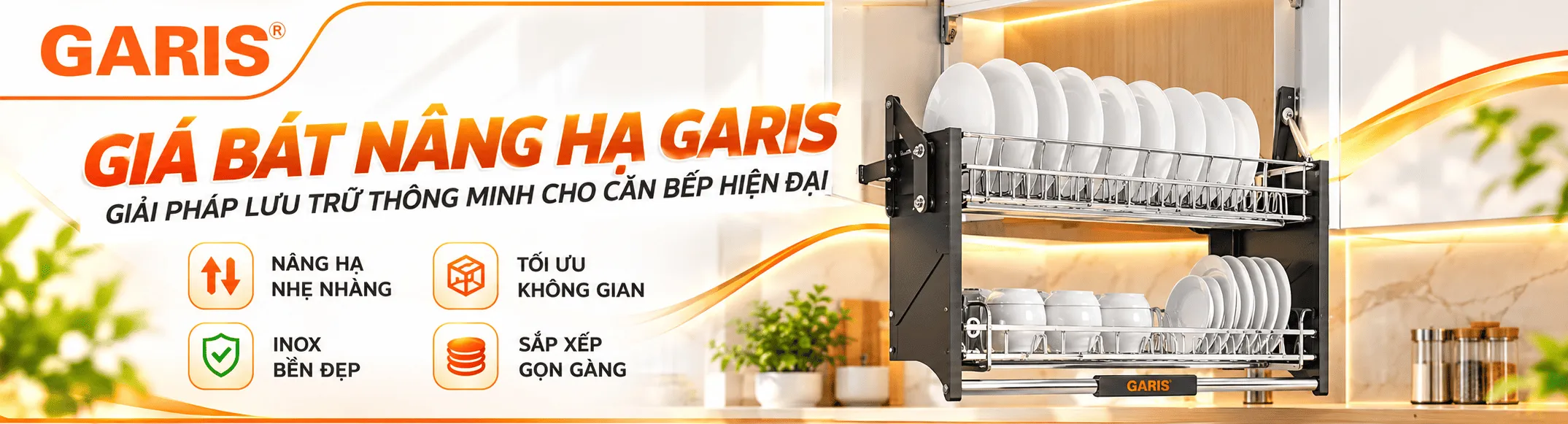 khuyến mãi giá bát nâng hạ garis
